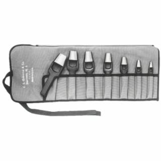 C.S. Osborne K-16 7Pc. Arch Punch Set W/Tool Roll 3/16-5/16-7 (1 SET)