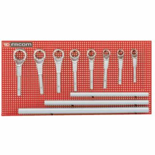 Facom FM-54.P9M 11Pc Box End Offset Wr Hdl Set