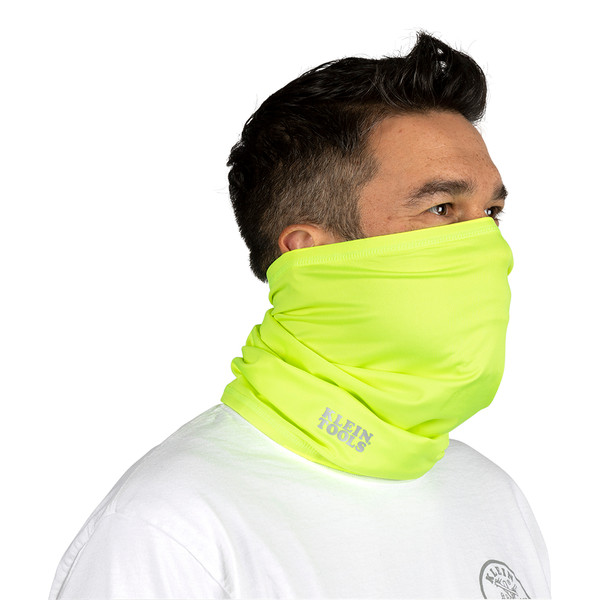 Klein Tools 60465 Neck and Face Cooling Band, High-Visibility Yellow