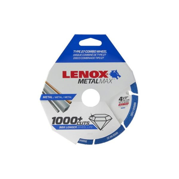 Lenox 2044467 Diam Combo Cut+Grind Whl4.5X7/8In Type 27