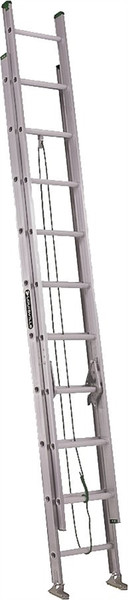 Louisville Ladder AE4220PG Alum Ext Lad-20' W/Pro Grip