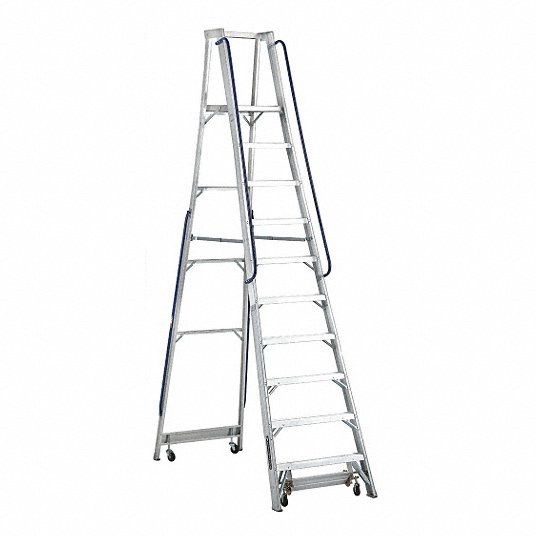 Louisville Ladder AP5010 10' Mobile Aluminum Material Handling Ladder