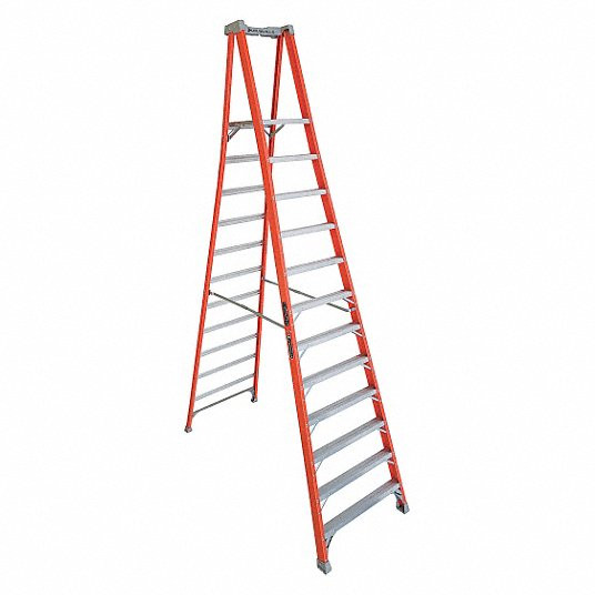Louisville Ladder FXP1712 Type 1A Fiberglass Pro Platform Ladder 12'