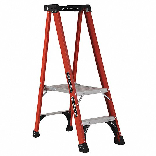 Louisville Ladder FXP1802HD Type 1Aa Fiberglass Proplatform Ladder 2'