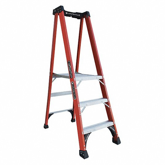Louisville Ladder FXP1803HD Type 1Aa Fiberglass Proplatform Ladder 3'