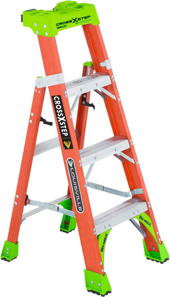 Louisville Ladder FXS1504 4' Step/Shelf Ladder