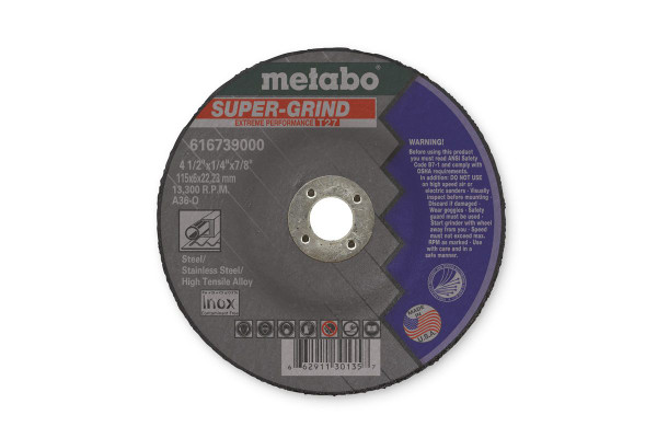 Metabo US616739000 4-1/2" Gw A36O