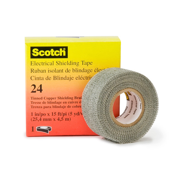 Scotch 7000031348 24 1"X15' Electrical Shielding Tape (10 ROL)