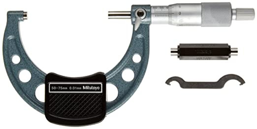 Mitutoyo 103-139-10 50-75/.01  mm  Outside Micrometer Ratchet