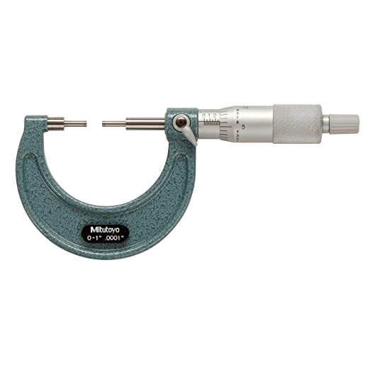 Mitutoyo 111-166 0-1" Outside Micrometerspline Type