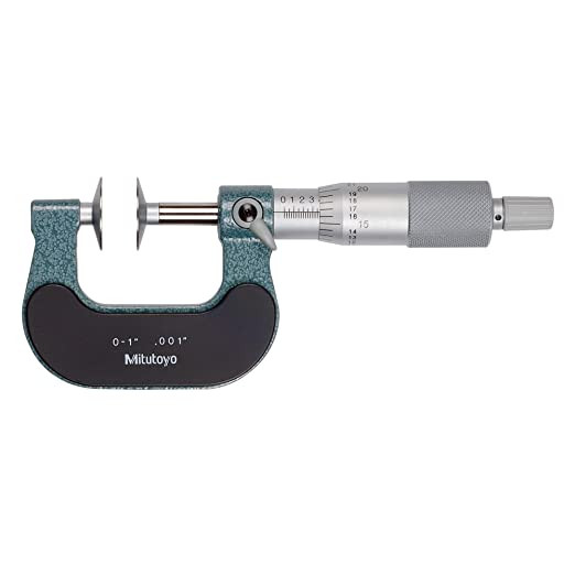 Mitutoyo 123-125 0-1" Disc Micrometer