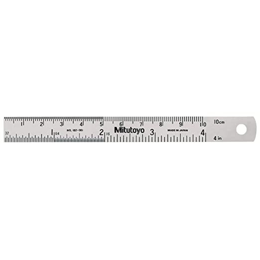 Mitutoyo 182-301 4"X100 mm  Semi-Flexible Rule