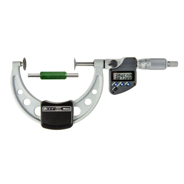 Mitutoyo 323-353-30 Micrometer Disc 3-4" .00005"/0.001 mm  Ip65