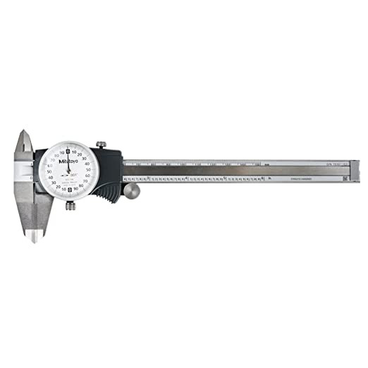 Mitutoyo 505-744 Caliper Dial 0-6" (.001") Od Carbide Jaw