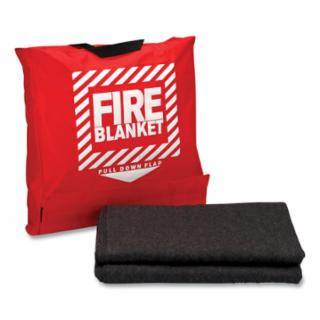 First Aid Only 21-650 Wool Fire Blanket In Hanging Pouch 62" X 80"