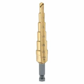 Irwin 15102ZR Unibit-2T 3/16"-1/2" Step Drill Tin