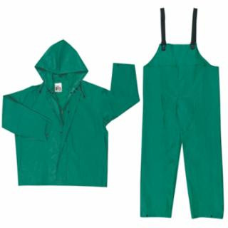 Mcr Safety 3882XL Dominator- .42 mm - Pvc/Nylon/Pvc- Suit 2 Pc Green