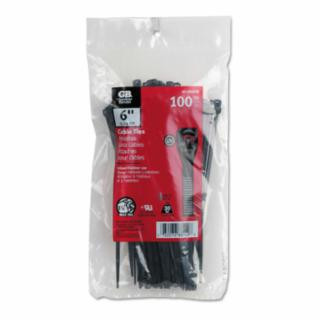 Gardner Bender 46-206UVB Cable Tie Uvb 6" 45 Lb 100/Bag (1 BG)