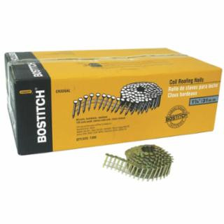 Bostitch CR3DGAL Nail Coil 120 Roof 1-1/4" Galv. 7200 Per Box (1 BX)