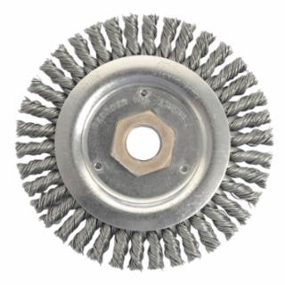 Weiler 13232 Stringer Bead Knot Wheel4-1/2" Diameter- .020 W (5 EA)