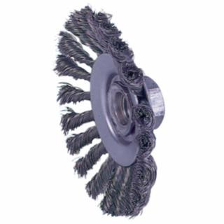 Weiler 13456 4-1/2" Knot Wire Bevel Brush .014 5/8-11