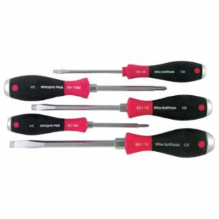 Wiha Tools 53090 5-Pc Slotted/Phillips Softfinish Heavy Duty (1 SET)