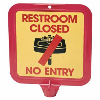 Cortina 03-600-22 Message Labelrestroomclosed - No Entry 3000543