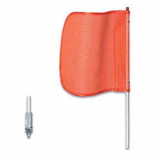 Checkers FS10-O Warning Whip10'12" Orange Flagplainhex Base