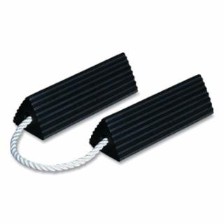 Checkers RC5510-P Wheel Chockaviationrbr10"X5"X4.33"Roped Pair