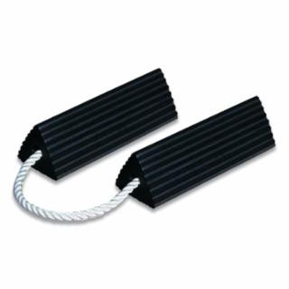 Checkers RC5518-P Wheel Chockaviationrbr18"X5"X4.33"Roped Pair