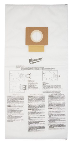 Milwaukee 49-90-1999 Fleece Dust Bags (5PK) - 12 Gallon