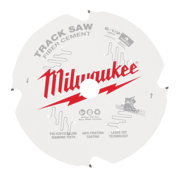 Milwaukee 48-40-0670 6-1/2 4T Fiber Cement Track Saw Blade