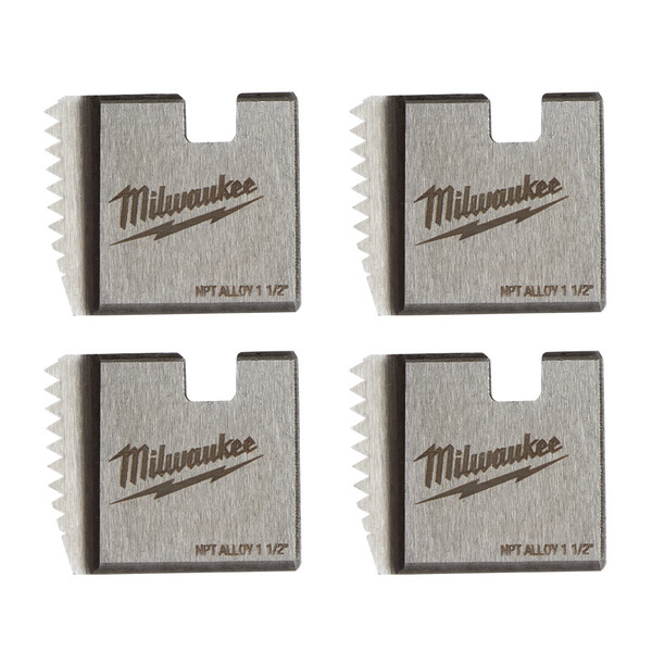 Milwaukee 48-36-1105 1-1/2" ALLOY NPT Portable Pipe Threading Dies