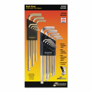 Bondhus 20399 Plated Balldriver L-Wrench Double Pk