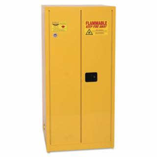 Eagle 6010X 60-Gal.Yellow Safety Storage Cabinet 2-Door Self