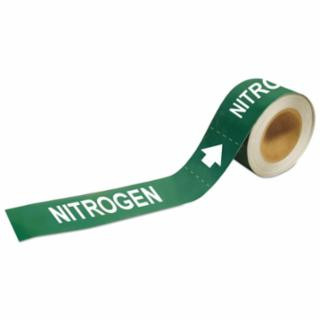 Brady 20450 1"X 8" Green Roll "Nitrogen" Pipe Marker (1 RL)