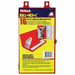 Eklind Tool 13216 16-Pc Ball Series Hex-Lwrench (1 ST)