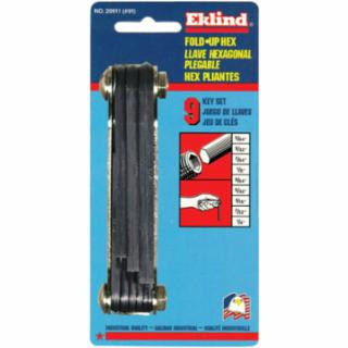 Eklind Tool 20911 #91 5/64-1/4 Size Fold-Up Hex Key Set (1 ST)