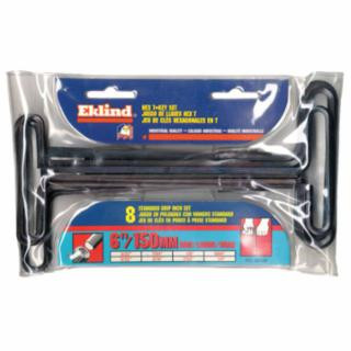 Eklind Tool 33168 6" T-Handle Hex Key Service Kit 8 Keys (1 SET)