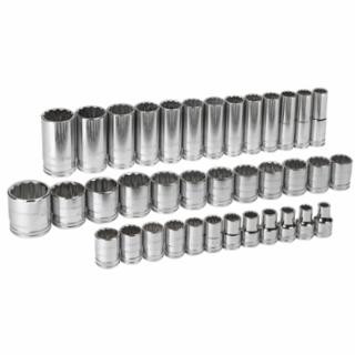 Gearwrench 80730 37Pc Master 1/2 Drive Metric12Pt