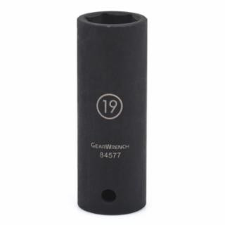 Gearwrench 84567N 1/2" Drive 6 Point Deep Impact Metric Socket 9 mm