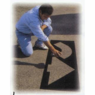 C.H. Hanson 12460 6 Piece Parking Lot Stencil Kit