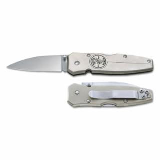 Klein Tools 44001 Lockback Knife 2-1/2-Inch Drop Point Blade