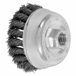 Pferd 82538 3-1/2" Knot Wire Cup Brush .020 Cs Wire