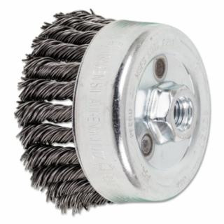 Pferd 82524 4" Knot Wire Cup Brush .035 Cs Wire