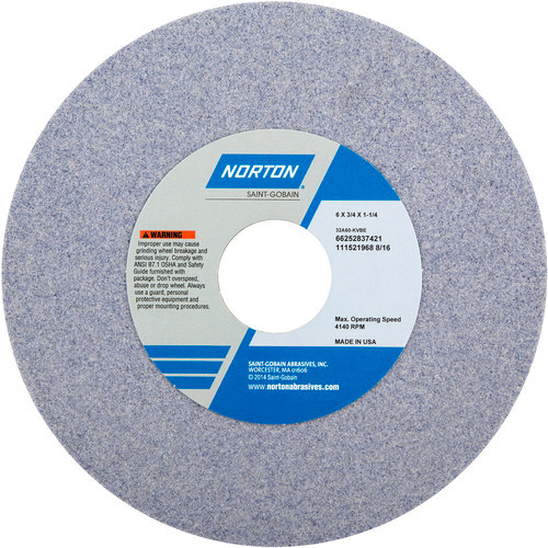 Norton 66252837421 T1 6X3/4X1-1/4 38A60-Kvbe