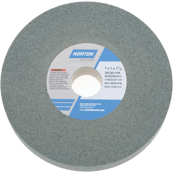 Norton 66252942413 T1 7X1X1-1/4 39C 80-Ivk