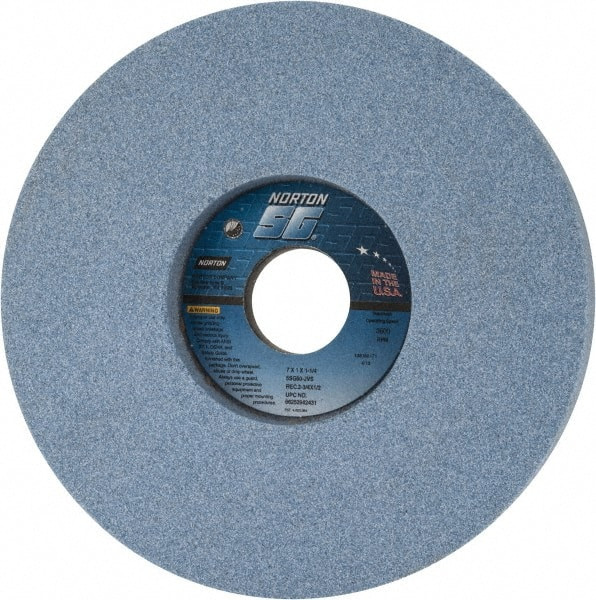 Norton 66252942431 Recessed Wheels One Side7X1" X 1-1/4"