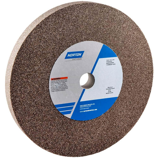 Norton 66253220947 T1 12X1X1-1/4 57A Benchwheel