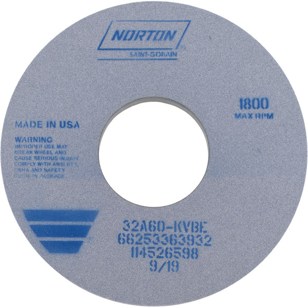 Norton 66253363932 14X1X5 Type 01 Straightwheel 32A60-Kvbe